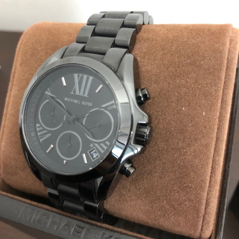 MichaelKors Womens Chronograph Mini Bracelet Watch